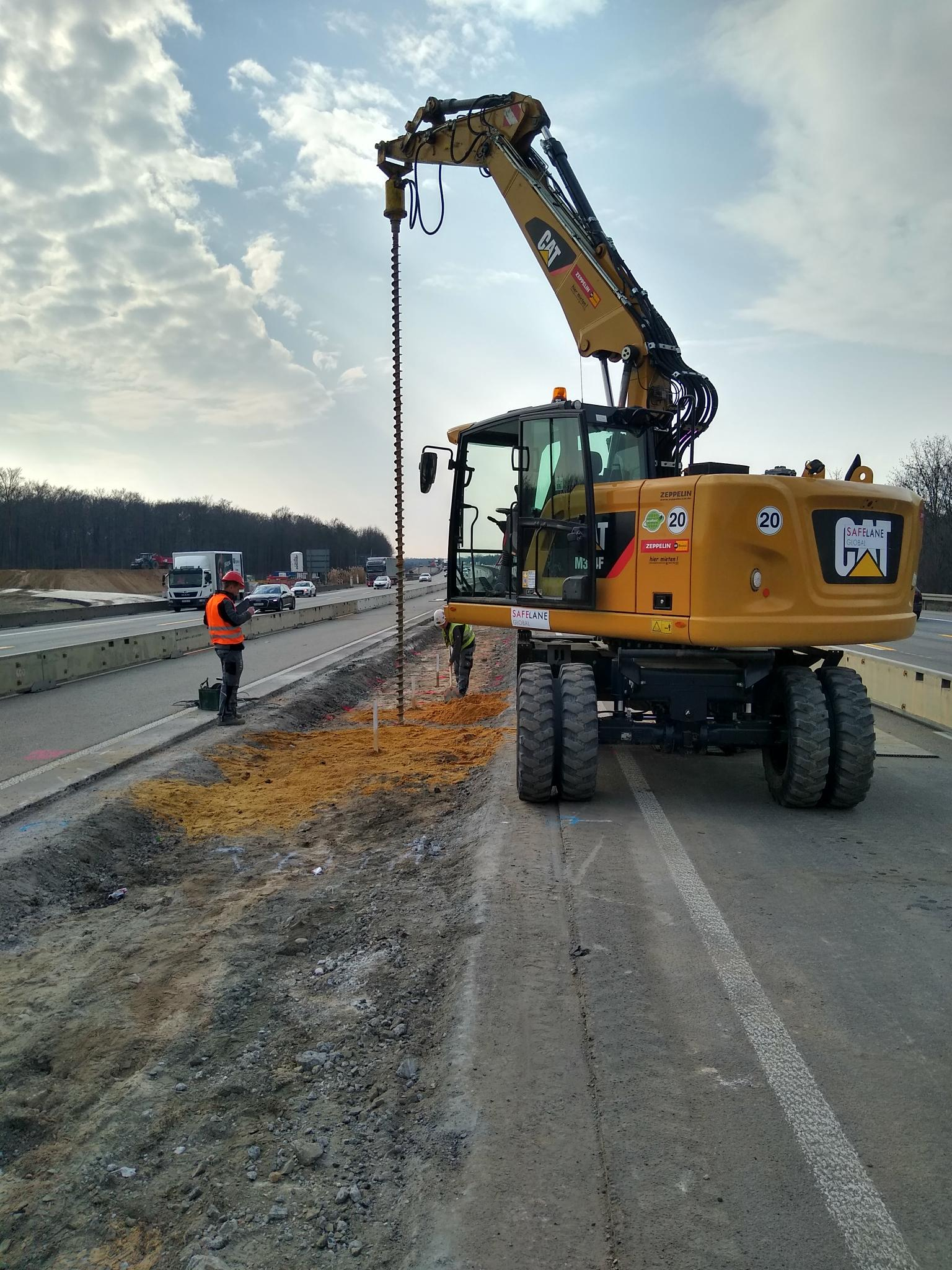 Bohrlochsondierung auf der A5