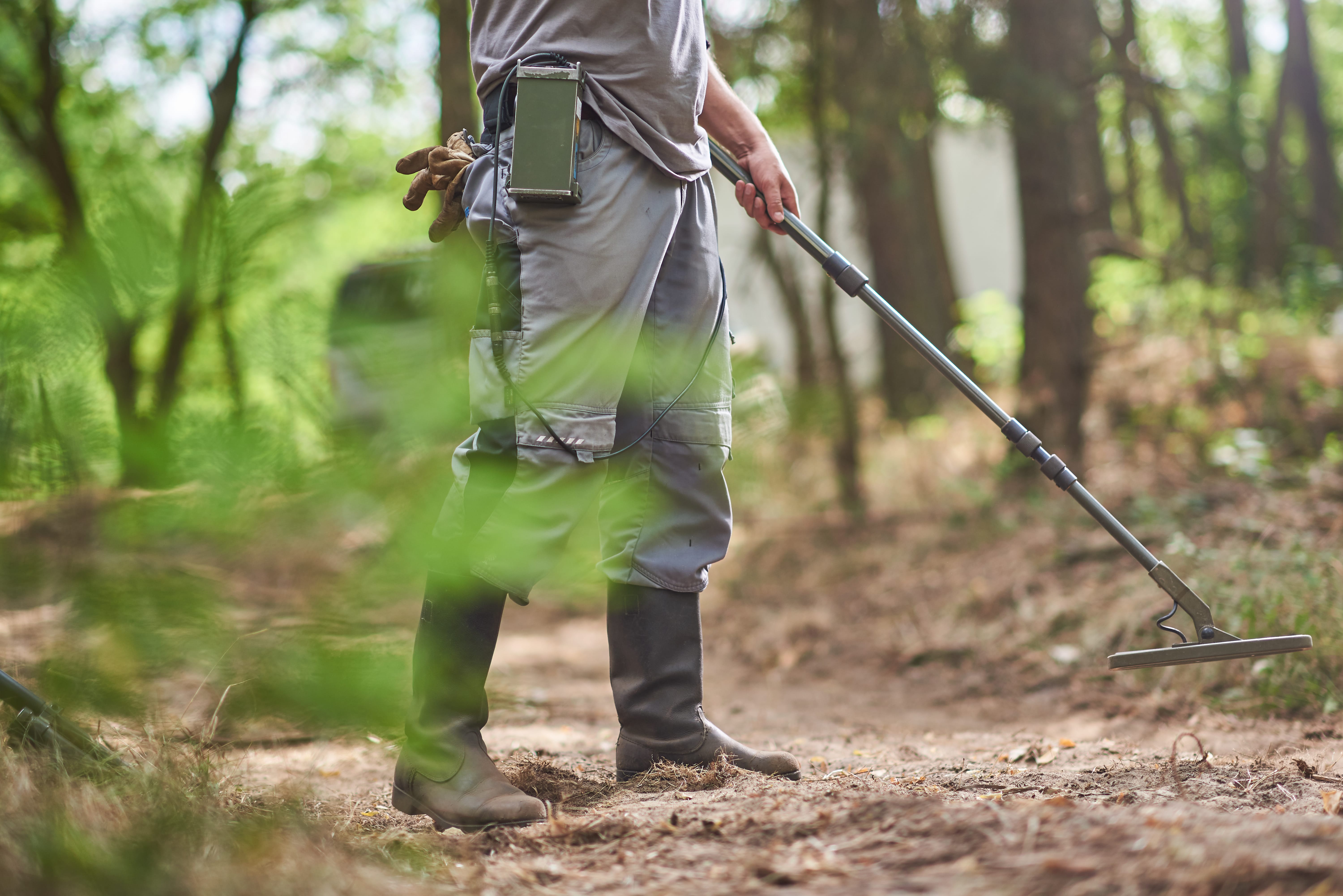 Entsorgung von Geschossfangsand und  Sondierung munitionsbelasteter Flächen